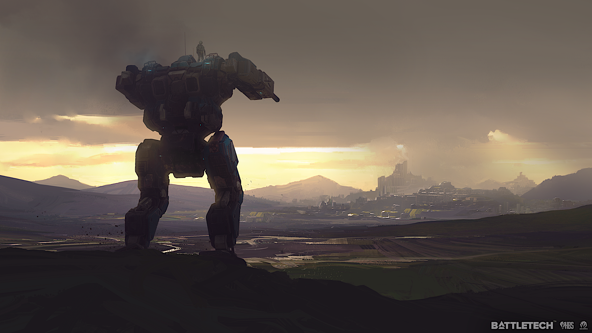 A Blackjack BattleMech from HBS BattleTech